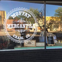 Moffat Mercantile - Window Logo