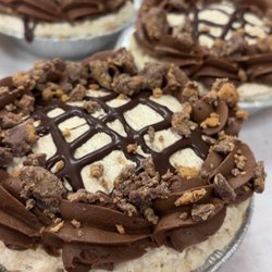 Hogan's Baking - Small Peanut Butter Silk Pie.