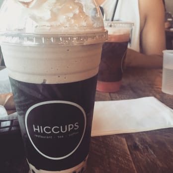 Hiccups Veo Cafe - Horchata boba and Garlic noodles and beef :) delicious!! - Asian Fusion Near Me - Carson, California