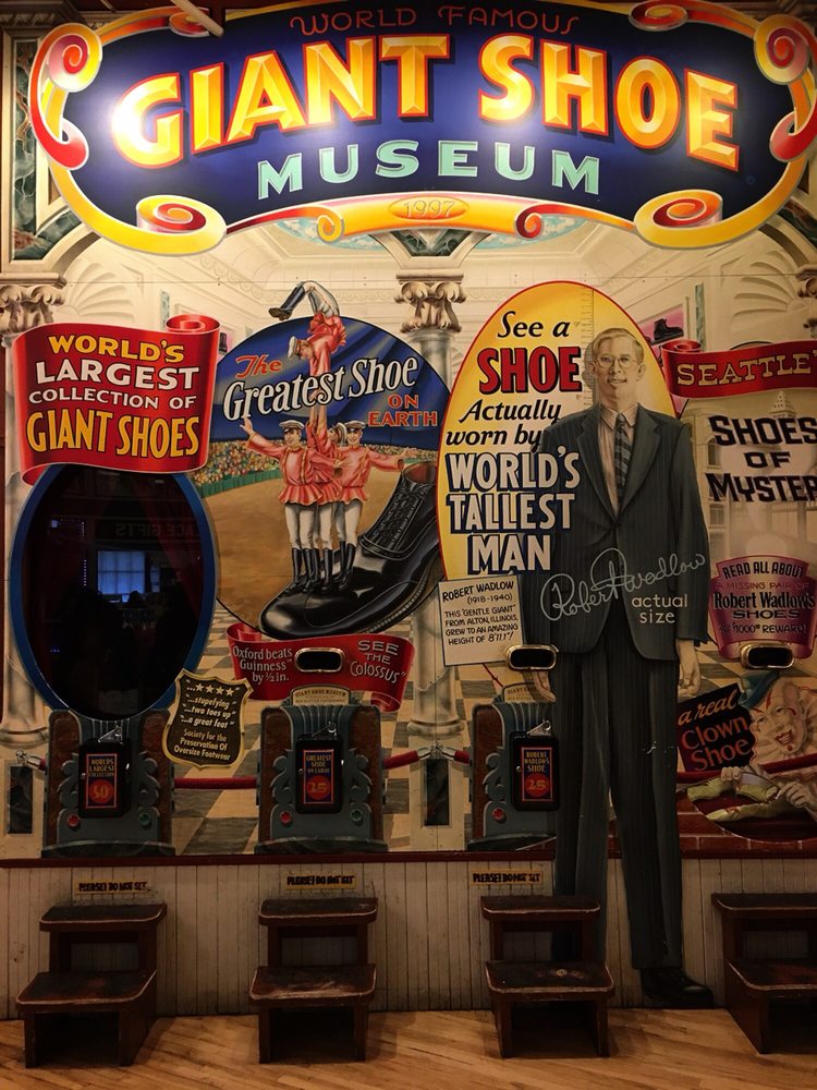 GIANT SHOE MUSEUM Museums 1501 Pike Pl, Seattle, WA Phone Number