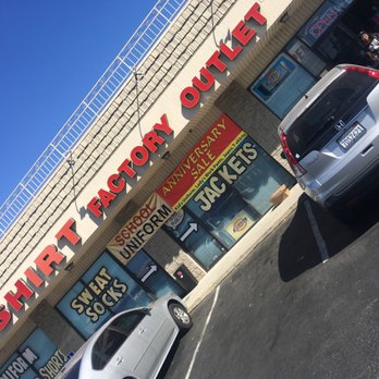 T Shirts Factory Outlet - I brought a friend visiting California and brought her to this place,  chinese sales lady is very mean does not want us to unfold shirts - Men's Clothing Near Me - Covina, California