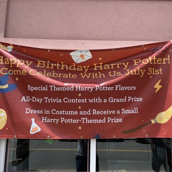 Walnut Beach Creamery - Harry Potter Day! - Ice Cream & Frozen Yogurt Near Me - Milford, Connecticut Walnut Beach Creamery - Harry Potter Day! - Ice Cream & Frozen Yogurt Near Me - Milford, Connecticut
