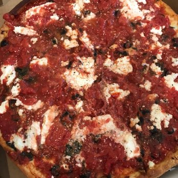 Vero Chicago Pizza - Built my own with mushrooms, spinach, ricotta- and Chicago style deep dish - Pizza Near Me - Phoenix, Arizona Vero Chicago Pizza - Built my own with mushrooms, spinach, ricotta- and Chicago style deep dish - Pizza Near Me - Phoenix, Arizona