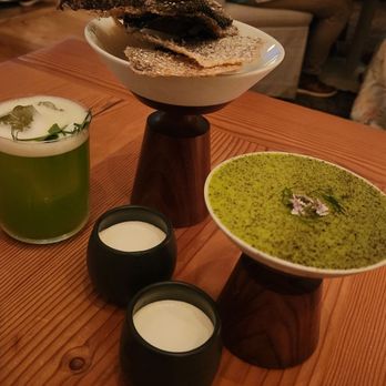 PRESS - Chips and dip and asparagus soup - Bars Near Me - St. Helena, California