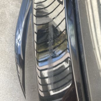 Fast Pdr - Before. Big scratch on my front bumper. - Mobile Dent Repair Near Me - Glendale, California Fast Pdr - Before. Big scratch on my front bumper. - Mobile Dent Repair Near Me - Glendale, California