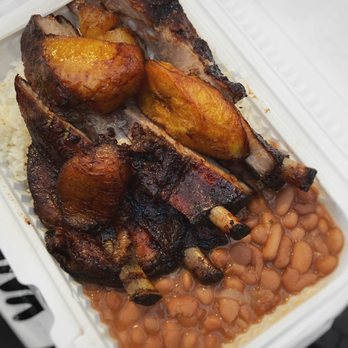 Peking BBQ - #5 spare ribs w rice and beans! - #whatkineats - Chinese Near Me - Woodside, New York Peking BBQ - #5 spare ribs w rice and beans! - #whatkineats - Chinese Near Me - Woodside, New York