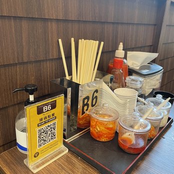 Pho Anh Vu - condiments section - Vietnamese Near Me - Richmond Hill, Ontario