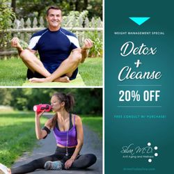 Melinda Silva, MD - 20% OFF Silva MD Detox + Cleanse Weight Management System. 50% OFF HCG Diet plan. FREE Weight Consultation with Purchase!