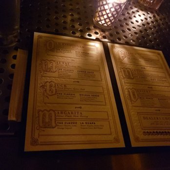 Noble Experiment - The menu - Cocktail Bars Near Me - San Diego, California
