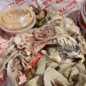 Waldo's Chicken & Beer - Un~thoroughly cooked 1/2 dark fried chicken - Chicken Shop Near Me - Nashville, Tennessee