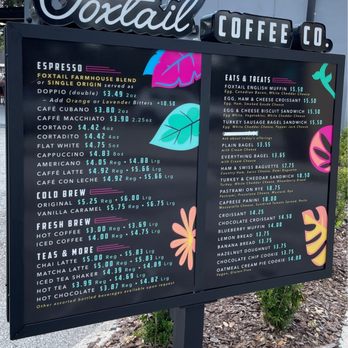 Foxtail Coffee - SODO Drive-Thru - Menu - Coffee & Tea Near Me - Orlando, Florida Foxtail Coffee - SODO Drive-Thru - Menu - Coffee & Tea Near Me - Orlando, Florida
