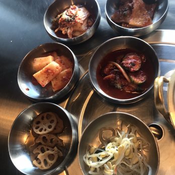 Exit 5 Korean BBQ - Various sides, comes with the short ribs - Korean Near Me - Renton, Washington