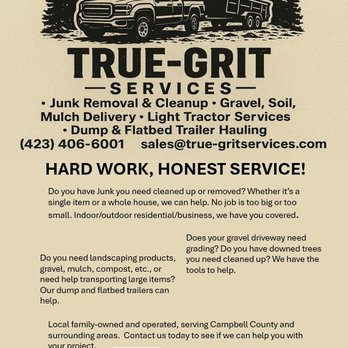 True-Grit Services - Junk Removal & Hauling Near Me