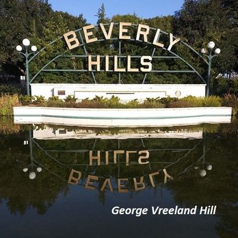 Beverly Gardens Park - The Beverly Hills Sign and Lily Pond. Photo by, George Vreeland Hill - Parks Near Me - Beverly Hills, California
