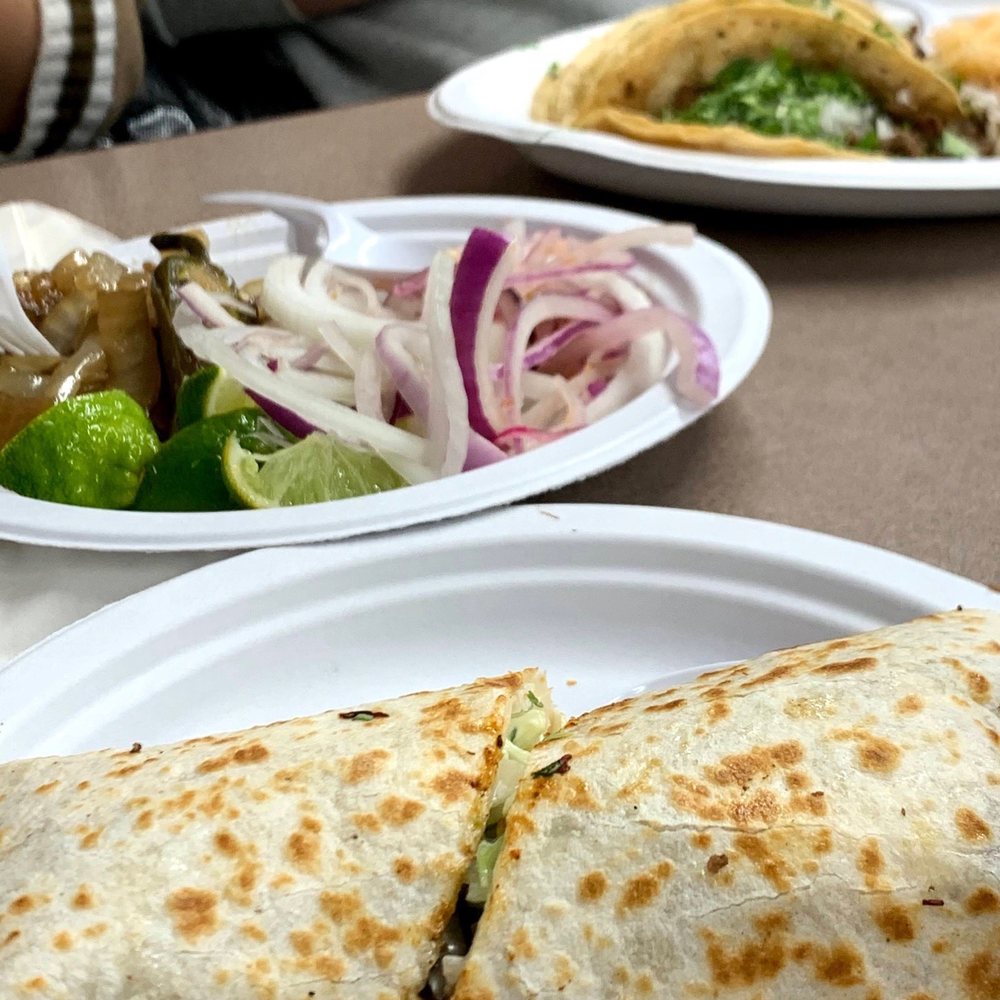 Tacos El Cuñado - Steak Burrito Taco plate Tostadas - Mexican Near Me - Grand Rapids, Michigan