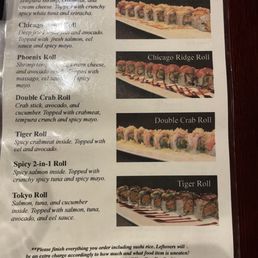 Special Rolls from their all-you-can-eat lunch menu. Really good value. Special Rolls from their all-you-can-eat lunch menu. Really good value.