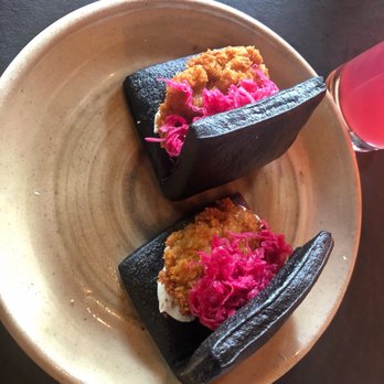 Pagu - Squid ink bao buns - Japanese Near Me - Cambridge, Massachusetts Pagu - Squid ink bao buns - Japanese Near Me - Cambridge, Massachusetts