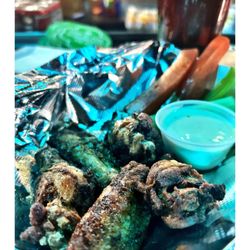 The Garage Smokehouse & Bar - Jambo (?!?) Wings & Modelo Negro @ The Garage Smokehouse & Bar .  3202 Grove Ave, Berwyn, IL