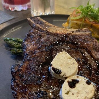 The Hero Ranch Kitchen - Bone In Rib Eye - American Near Me - Saratoga, California The Hero Ranch Kitchen - Bone In Rib Eye - American Near Me - Saratoga, California