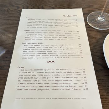 Pendolino - Menu - Italian Near Me - Sandy Springs, Georgia
