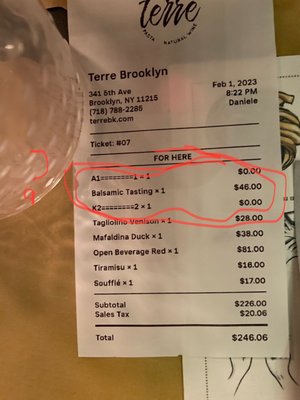 Menu photo 6 Terre Brooklyn, NY
