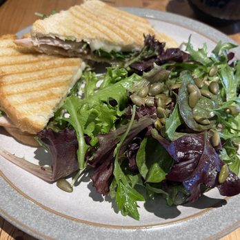 Camellia Bake Shop - Turkey, Brie and apple butter panini - Cafes Near Me - Waterloo, Ontario Camellia Bake Shop - Turkey, Brie and apple butter panini - Cafes Near Me - Waterloo, Ontario