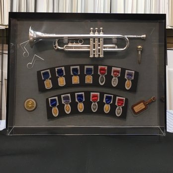 Flax Art & Frame - Trumpet shadow box - Framing Near Me - Chicago, Illinois