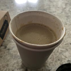 Gourmet Cup Espresso - White mocha not even filled to the top 