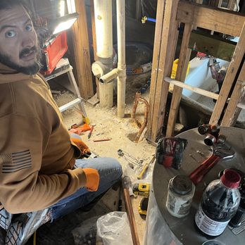 Pro Veterans Plumbing - Installation of new Pex Water lines and shower valves. - Plumbing Near Me