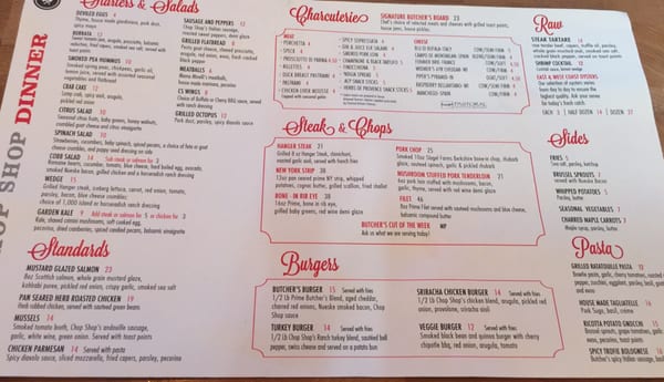 Menu photo 7 Chop Shop Chicago, IL