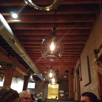 The Mill - Hershey - Fishbowl chandeliers - New American Near Me - Hershey, Pennsylvania The Mill - Hershey - Fishbowl chandeliers - New American Near Me - Hershey, Pennsylvania