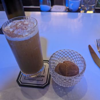 36 Below - Tumeric forward drink  that comes with a complementary pastry - Speakeasies Near Me - Phoenix, Arizona