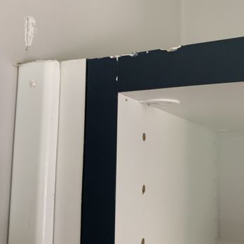 Closets by Design - Boston - top left corner after installation - Cabinetry Near Me - Shirley, Massachusetts
