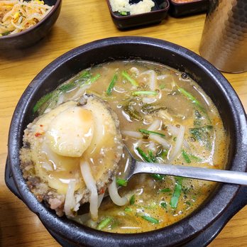 Goopojib - Abalone loach soup - Korean Near Me - Los Angeles, California Goopojib - Abalone loach soup - Korean Near Me - Los Angeles, California