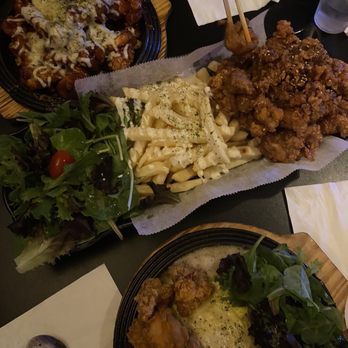 Kong Pocha - Fried chicken (boneless) with the French fries - Korean Near Me - Baltimore, Maryland Kong Pocha - Fried chicken (boneless) with the French fries - Korean Near Me - Baltimore, Maryland