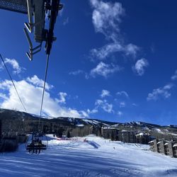 Snowmass Ski Resort - Snowmass Village from the high speed chair.