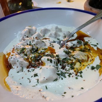 Mandolin Aegean Bistro - Manti Dumplings - Mediterranean Near Me - Miami, Florida Mandolin Aegean Bistro - Manti Dumplings - Mediterranean Near Me - Miami, Florida
