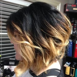 Chandelier Hair Studio - Travelled all the way from Ajax, we updated her look to a blonde ombre