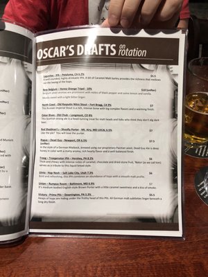 Menu photo 7 Oscar's Ale House Frederick, MD