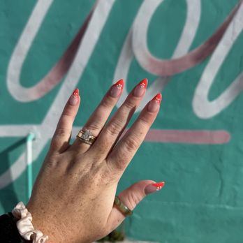Polish by Sand Spa - Fun French - Nail Salons Near Me - Manhattan Beach, California Polish by Sand Spa - Fun French - Nail Salons Near Me - Manhattan Beach, California