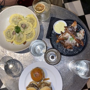 Ophelia - Truffle fries, French onions sliders, mushroom truffle ravioli - Cocktail Bars Near Me - New York, New York