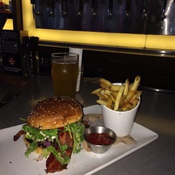 Eureka! - Fresno burger with saint archer blonde - American Near Me - Santa Barbara, California