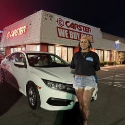 Me with my new car Me with my new car