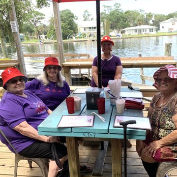 Crab Shack - Our Red Hat gals! - Seafood Near Me - Port Richey, Florida