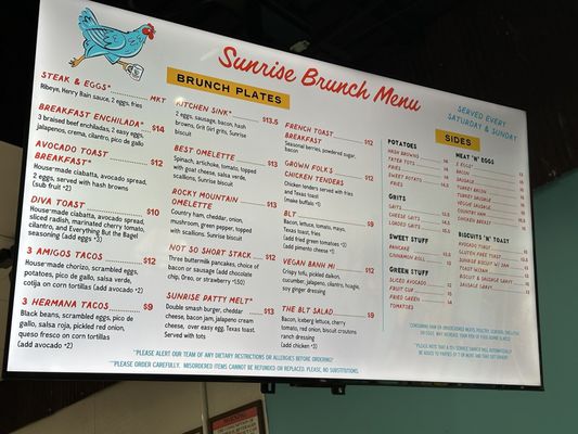Menu photo 1 Sunrise Memphis - East Memphis Memphis, TN Menu photo 1 Sunrise Memphis - East Memphis Memphis, TN