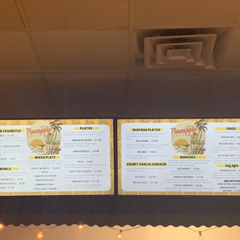 Pineapple Grill  - Menu - Hawaiian Near Me - Hurst, Texas