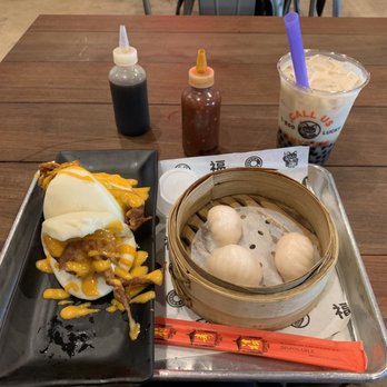 1-800-Lucky - Shrimp dumplings, soft shell crab bao, and boba - Asian Fusion Near Me - Miami, Florida