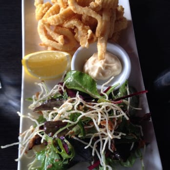 Riva - Calamari and salad - Restaurants Near Me - Elwood, VIC