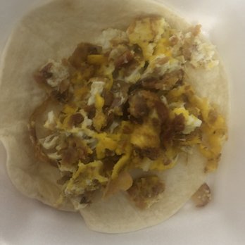 Tacos Y Mas - Bacon and Egg Taco, breakfast taco - Mexican Near Me - Arlington, Texas Tacos Y Mas - Bacon and Egg Taco, breakfast taco - Mexican Near Me - Arlington, Texas
