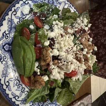 The Living Room - Salad - huge entree! - New American Near Me - Wesley Chapel, Florida